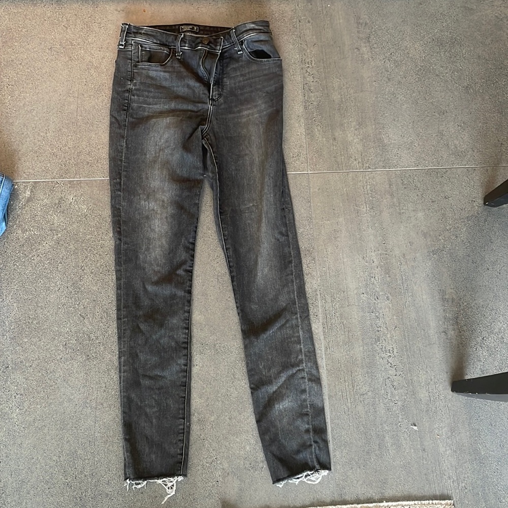 Abercrombie high waisted super skinny jeans